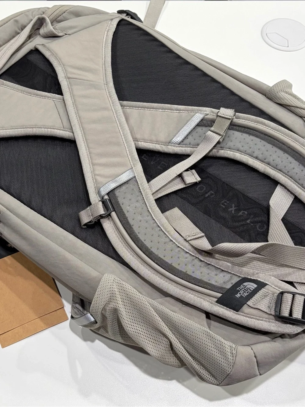 The North Face Adult Kaban LTE Backpack Pack Men's Women's NWT Grey Stone Travel